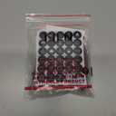 2PCS Latching Push Button Switch Power Button 12v 24v Switch 19mm 3/4'' Includes 180x Replacemnt Symbols 5A IP67 Waterproof Switches for Cars Boat Panel Mounting (Black Plated Blue)