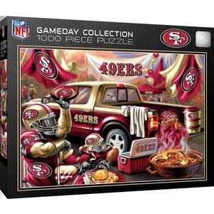 MasterPieces - 1000 Piece Jigsaw Puzzle, NFL San Francisco 49ers, Fun for Adults and Family, Non-Glare Finish, 19.25"x26.75"