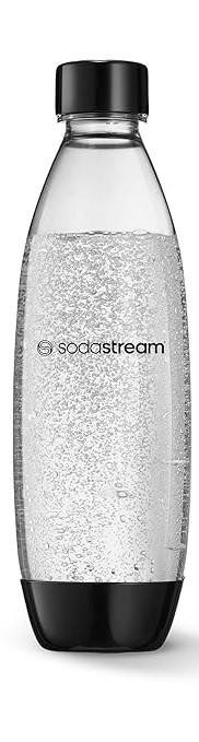 sodastream - Carbonating Bottles| Dishwasher Safe | Fits in Most Car Cup Holders | 34 Fl Oz | Pack of 1 | Black
