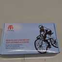 ZTZ Bicycle Seat Shock Absorber, 350LBS Capacity Alloy Spring Steel Shock Absorber for MTB Road Bike, Universal Bike Seat Suspension Post Damper (Black)