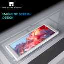 Thermalright TV LCD White Display Screen - Magnetic Suction, 6.86’’ IPS Panel, 1280x480 Resolution for Static/Dynamic Image Switching, Can be Paired with a Chassis/CPU Liquid Cooler(White)