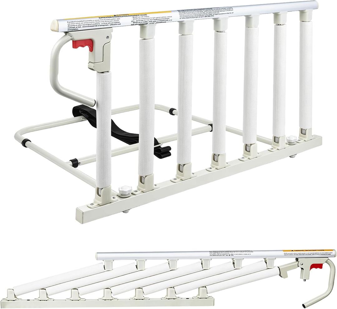Zenflux Bed Rails for Elderly Adults Safety, Foldable Bed Rails for Seniors