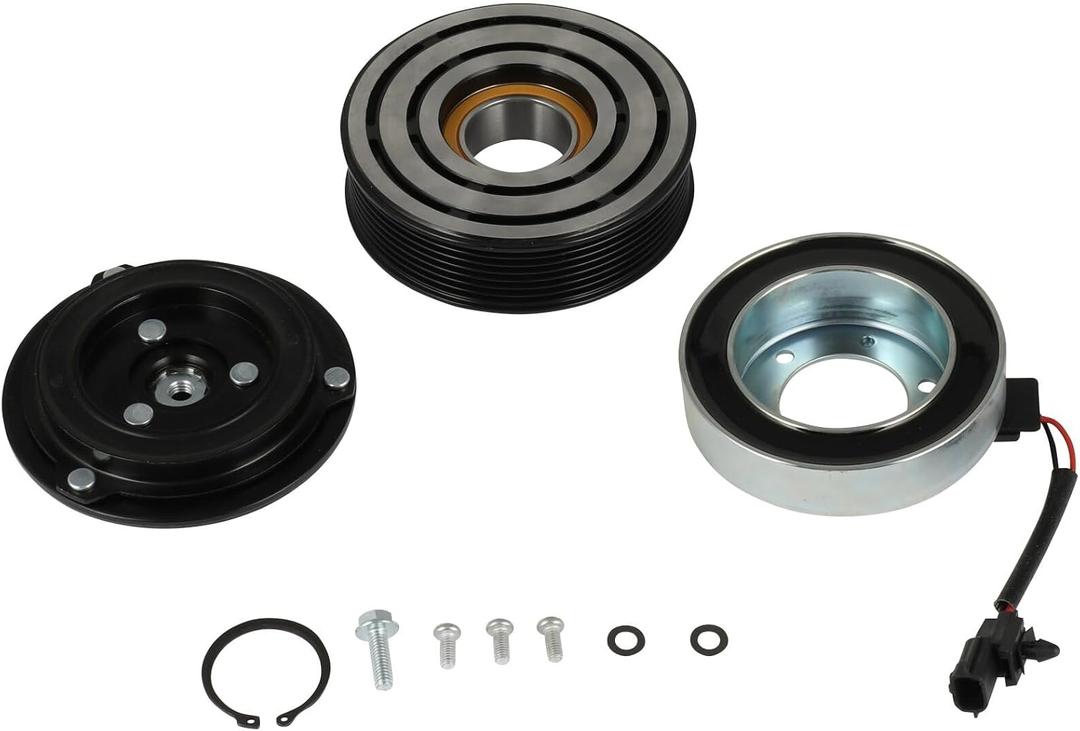 ECCPP AC Clutch 2014-2020 For Infiniti QX60 for Nissan Pathfinder 3.5L 2007-2012 For Nissan Altima 3.5L AC Compressor Clutch Assembly Kit Pulley Coil Set