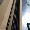 Umbra Twilight Double Curtain Rod Set  Wrap Around Design Ideal for Blackout or Room Darkening Panels, 66 to 144 Inches, Black