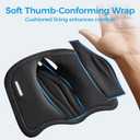 Thumb Brace Right/Left Hand, Thumb Spica Splint Hand Brace for Arthritis Pain and Support, Ergonomical Thumb Stabilizer for Trigger Thumb, CMC, De Quervains Tenosynovitis Pain Relief(L/XL Blue) (L)