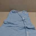 Yoofoss Rayon Made from Bamboo Baby Sleep Sack 18-24 Months 1.0 Tog Baby Wearable Blanket, Super Soft Infant Toddler Sleeping Sack 2-Way Zipper (Blue)