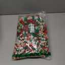 BQTQ 1500 Pieces Christmas Pom Pom Balls Glitter Tinsel Pom Pom for Craft Making and Christmas Decorations (4 Sizes, Gold, White, Green, Red)