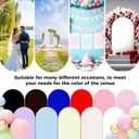 Babenest 7.2FT Purple Wedding Arch Cover, Spandex Fitted Arch Backdrop for Photography, Round Top Chiara for Party Ceremony Birthday Baby Shower Anniversary Decoration