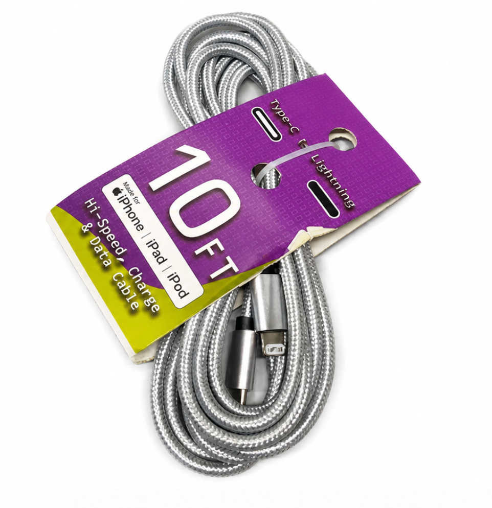 10 Ft, Phone Charger, Type C