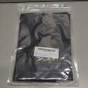 SCARBORO Sauna Sweat Shorts for Women Waist Trainer Leggings Workout Suit Compression Body Shaper Band (3X-Large, Black Blue-inner Zipper)