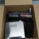 Cold Press Juicer, Wide Feed Chute Juicer Machines, Stainless Steel Slow Masticating Juicers Easy to Clean, Vegetables & Fruits Juice Extractor, High Juice Yield, Silver Knob