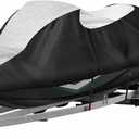 Jet Ski Cover 2-3 Seater Heavy Duty Waterproof 210D Trailerable PWC Jetski Cover for Sea-Doo Yamaha Wave Runner Up to 118"