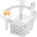 YAODHAOD Mini Submersible Water Pump, 5W Small Submersible Pump,Pet Water Fountain Ultra Quiet Water Table Pump for Aquarium,Fish Tank,Pond,Hydroponics-White