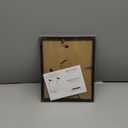 upsimples 8x10 Picture Frame, Display Pictures 5x7 with Mat or 8x10 Without Mat, Wall Hanging Photo Frame, Black, 1 Pack