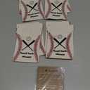 Mixweer 12 Sets Seed Sack Bags for Team with Message Gift Card Seed Sack for Sunflower Seed Sack Bags for Players Personalize Team Gift Bags for Party (Beige)