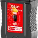 JOPLAY OBD1 Code Reader, Compatible with GM 1982-1995 Vehicles, Easy to Read ECM and ABS Codes, Instructions in English, Spanish, and French (Red)