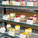 UNIQOOO 24Sets Magnolia Wax Seal Place Card Holders, Champagne Name Card Holders for Wedding Engagement Decor, Tea Party Table Setting, Name Tag, Party Food Labels (24Pcs)