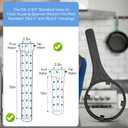 150295 SW-2 Water Filter Housing Wrench - 4.9 inch ID, Big Blue Filter Wrench Fits for Pentair Pentek/Everpure 4 3/4 Standard Housings, American Plumber #152037/ww34, 10"x2.5" and 20"x2.5" Housings
