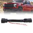 NJSBYL Parking Light Adapter Headlight Plug n Play Harness for 2022+ Chevy Silverado GMC Sierra 2023+ GMC Canyon Parking Light Harness Power for Grille Lights Backlights Switch Panel Wiring