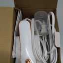 Travel Steamer Iron for Clothes Mini - Portable Ironing Machine Travel Small Size Portable Steamer Travel College Dorm Home Essentials (White)