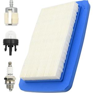 A226000410 Air Filter Kit with Fuel Filter Primer Bulb Spark Plug, Replacement for Echo PB-760 PB-770 PB-770H PB-770T PB-760LNH Primer Bulb Blower, Replaces A226000600
