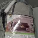 Easy-Going Reversible Couch Cover for 3 Cushion Couch Sofa Cover for Dogs Water Resistant Furniture Protector Cover with Foam Sticks Elastic Straps for Pet Cat (Sofa, Gray/Light Gray)