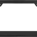 GG Grand General 60438 Black Semi-Gloss Powder Coated License Plate Frame with 2 Holes