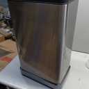 EKO Phantom-T 50 Liter / 13.2 Gallon Vertical Motion Sensor Trash Can or Recycling Bin, Brushed Stainless Steel Finish