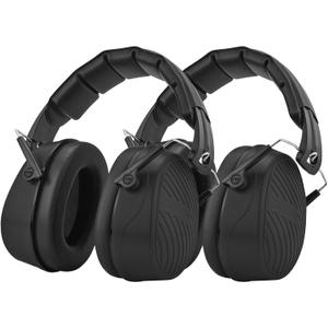 ZOHAN 019 Safety Earmuffs for Noise Reduction 2Pack - NRR 28dB Hearing Protection Ear Muffs for Working, Shooting, Mowing, Autism, Construction