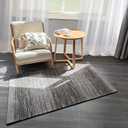 Baauye Washable Rug for living room 5x7 Grey