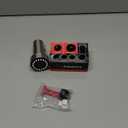 with 15 Adapters Pull Down Kitchen Sink Faucet Head Replacement, 3 Functions Plastic Kitchen Sink Sprayer Nozzle Replacement for Kitchen Faucet, Pause Mode (Brushed Nickel)