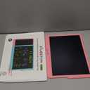 FLUESTON LCD Writing Tablet, Doodle Board Toys Gifts for 3-8 Year Old Girls Boys, 15 Inch Colorful Electronic Board Drawing Pad for Kids, Christmas Gifts for Toddler Educational Learning Travel, Pink