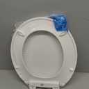 KOHLER 20111-0 Brevia, Slow Close Toilet Seat, Round Toilet Seat, Grip-Tight Bumpers Quick-Attach Hardware, White