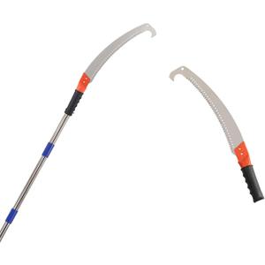 Pole Saw for Tree Trimming, Long Tree Trimmer Pole Saw 10FT, Manual Pole Cutter for Yard Garden and Patios Trees Branches Cutting