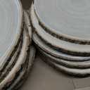 Tioncy 20 Pcs Natural Large Wood Slices for Wedding Centerpieces Decor Round Unfinished Wood Slab for Tables Wooden Circle for DIY Crafts Rustic Centerpiece(12-13 Inch)