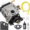 SYOWADA 308054129 Carburetor Kit Replacement For Ryobi Ry38Bp Backpack Blower 38Cc Gas Blower, With Gaskets Fuel Line Filter Carburetor Repair Kit