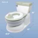 Jool Baby Real Feel 2-in-1 Potty with Wipes Storage, Flushing Sounds & Disposable Liners - Realistic Toilet - Easy to Clean & Assemble (Sage)