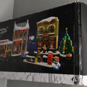 LEGO Holiday Main Street Building Set 10308, for Adults and Family, Christmas Village Building Kit, Holiday Display Set with Shops, Streetcar and 6 Minifigures, Christmas Decoration to Build Together