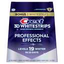 Crest, 3D Whitestrips Enamel Safe Dental Whitening Kit, Levels 19 Whiter in 22 Days, 20 Treatment