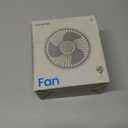 Gaiatop Baby Stroller Fan, 4000mAh Oscillating Mini Portable Fan with Light, 4 Speeds Battery Operated Small Handheld Desk Fan, 360° Rotate Flexible Tripod Clip On Fan for Car Seat Crib Travel Black