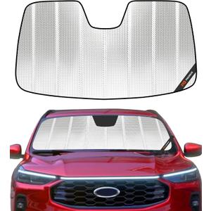 Windshield Sun Shade for Ford Escape 2020-2025. Reflective Aluminum Film Front Window Sunshade - BLAZBLOCK