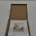 10x10 Picture Frame, Gold Metal Square Photo Frames with HD Glass, Fits 6x6 with Mat or 10 x 10 without Mat, Display for Wall and Table, 1 Pack