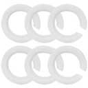 Bonsicoky 6 PCS E27 to E14 Lamp Shade Adapter Rings - E27 Lampshade Reducer Washer - 42mm to 29mm Lampshade Converter Ring
