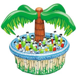 JOYIN 28” Inflatable Palm Tree Cooler, Luau Hawaiian Tropical Beach Themed Party Decorations, Blow Up Palm Trees Cooler Outdoor Party Supplies, Kids Adults Birthday Party Décor