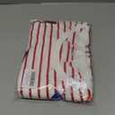 American Flag Stripe Shirts: Women 4th of July Round Neck Short Sleeve Patriotic T-Shirt Independence Day Tops (Medium, Red)