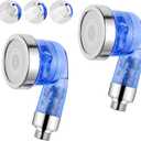 Blue Shampoo Bowl Sprayer Head with Filter, 2PCS Sprayer Head for Portable Salon Sink, 3 Sprayer Modes and High Pressure
