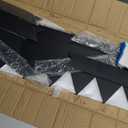 VEVOR Steel Landscape Edging, 6 Packs 40 x 6 in Rust-Resistant Metal Landscape Edging, Bendable Garden Edging Border, Heavy Duty Lawn Edging, Easy-to-Install, Flower Bed Yard Pathway Divider Black