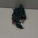 Brizled Red Christmas Lights, 33ft 100 LED 5MM Wide Angle Gentle Twinkle Christmas Lights, 120V UL Certified Connectable Xmas String Light Outdoor Xmas Tree Light for Tree Party Wedding Home Garden