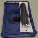 ZtotopCases for Samsung Galaxy Tab S9 FE 5G 10.9 Inch/ Tab S9 11 Inch Case 2023, 360° Rotating Hand Strap &Stand, Heavy Duty Full Body Protective Cover with Pencil Holder for Tablet S9 FE/ S9, Blue