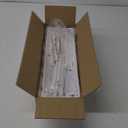 SPACELEAD Slim Storage Cart 3 Tier,Bathroom Organizer Rolling Utility, Mobile Shelving Unit Slide Out for Office, Kitchen, Laundry Room & Narrow Places,White